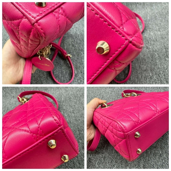100% Authentic Dior Lady Dior Mini Shoulder Bag - Picture 14 of 14